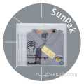plastic reînchidere plastic reciclabil cu fermoar geantă tulbure